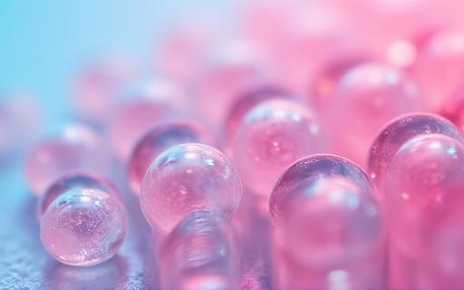 Makroaufnahme einer kundenspezifischen Polymer-Probe